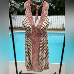 Stunning BCBG Max Azria Silk Halter Dress - New with Tags 100% Silk